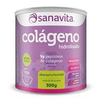 Ficha técnica e caractérísticas do produto Colágeno Hidrolisado Em Pó Sanavita 300g Abacaxi Com Hortelã