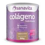 Colágeno Hidrolisado em Pó - Sanavita - 300g Cappucino