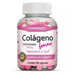 Ficha técnica e caractérísticas do produto Colágeno Hidrolisado Femme com Vitaminas A, C, D ,E 750mg 90 Cápsulas - Maxinutri