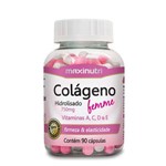 Ficha técnica e caractérísticas do produto Colágeno Hidrolisado Femme + Vitamina A, C, D e E Maxinutri - 90 Cápsulas
