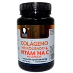 Ficha técnica e caractérísticas do produto Colágeno Hidrolisado + Vitamina C 400mg - 100 Cápsulas