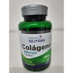 Ficha técnica e caractérísticas do produto Colágeno Hidrolisado + Vitamina C 400mg 60 cápsulas