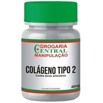 Ficha técnica e caractérísticas do produto Colágeno tipo 2 40mg com 60 Cápsulas Contra Dores Articulares