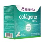 Ficha técnica e caractérísticas do produto Colágeno Tipo II 30 Cápsulas - Sanavita