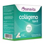 Ficha técnica e caractérísticas do produto Colágeno Tipo II Sanavita 40mg C/ 30 Cápsulas