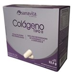 Ficha técnica e caractérísticas do produto Colageno Tipo 2 Sanavita 30 Cápsulas
