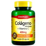 Ficha técnica e caractérísticas do produto Colageno + Vitamina C 400mg 60cps Maxinutri