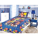 Ficha técnica e caractérísticas do produto Colcha Infantil e Capa de Travesseiro Patchwork Mickey Disney 150 Fios 2 Peças - Camesa