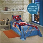 Ficha técnica e caractérísticas do produto Colcha Infantil Simples Estampada Spider Man - Lepper
