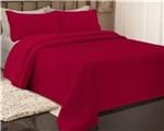 Ficha técnica e caractérísticas do produto Colcha King Size Fassini 280x250 Com Porta Travesseiros Vermelho