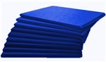 Ficha técnica e caractérísticas do produto Kit 10 Colchonetes Ginástica, Academia e Yoga - 90 X 40 X 3 (Azul)