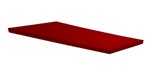 Ficha técnica e caractérísticas do produto Colchonete Auxiliar Dobrável Grande D65 - Muito Resistente 180x60 Orthovida - Vermelho