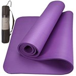 Ficha técnica e caractérísticas do produto Colchonete Tapete Yoga Mat Pilates Ginástica 10mm com Bolsa Yangfit - Roxo