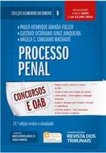 Ficha técnica e caractérísticas do produto Coleção Elementos do Direito Volume 08 - Processo Penal - 14ª Edição