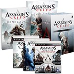 Ficha técnica e caractérísticas do produto Coleção Especial Assassin's Creed: Coleção Completa com 5 Jogos da Saga - PS3 + Livro Assassin's Creed: Revelações + Livro Assassin's Creed: Renegado + Box Livro Assissin's Creed: Renascença, a Cruzada Secreta e Irmandade