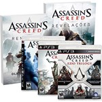 Ficha técnica e caractérísticas do produto Coleção Especial Assassin's Creed: Coleção Completa com 5 Jogos da Saga - PS3 + Livro Assassin's Creed: Revelações + Livro Assassin's Creed: Renegado