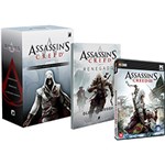 Ficha técnica e caractérísticas do produto Coleção Especial Game Assassin's Creed III para PC + 4 Livros da Saga