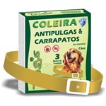 Ficha técnica e caractérísticas do produto Coleira Antipulgas e Carrapatos Dugs para Cães