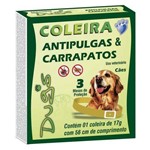 Ficha técnica e caractérísticas do produto Coleira Antipulgas e Carrapatos para Cães Dug's