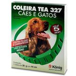 Ficha técnica e caractérísticas do produto Coleira Antipulgas Para Cães Tea 327 Konig 28 Gr
