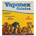 Ficha técnica e caractérísticas do produto Coleira Antipulgas para Cães Vaponex 20g (64cm) - Coveli