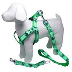 Ficha técnica e caractérísticas do produto Coleira Peitoral para Cachorro com Guia e Adaptador Ajustavel