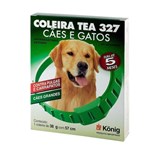 Ficha técnica e caractérísticas do produto Coleira TEA Konig 327 Cães e Gatos 38g 57cm