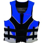 Ficha técnica e caractérísticas do produto Colete Ventura 70/80 Kg Preto e Azul - Nautika