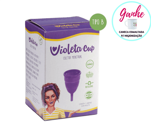 Ficha técnica e caractérísticas do produto Coletor Menstrual Violeta Cup - Roxo Tipo B