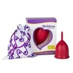 Ficha técnica e caractérísticas do produto Coletor Menstrual Violeta Cup - Vermelho Tipo a 1 Un
