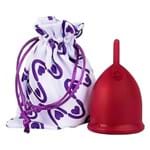 Ficha técnica e caractérísticas do produto Coletor Menstrual Violeta Cup - Vermelho Tipo B 1 Un