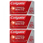 Ficha técnica e caractérísticas do produto Colgate Luminous White Creme Dental 2x70g (Kit C/03)