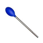 Ficha técnica e caractérísticas do produto Colher Tovolo Silicone/Inox Azul 35Cm - Azul Claro