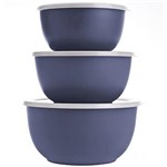 Ficha técnica e caractérísticas do produto Color Freezer Bowl Azul - 3 Pçs - Euro Home