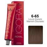 Ficha técnica e caractérísticas do produto Coloração Igora Royal 6-65 Louro Escuro Marrom Dourado 60g