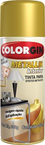 Ficha técnica e caractérísticas do produto Colorgin Metallik Spray 350 Ml