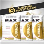 Ficha técnica e caractérísticas do produto Combão 3 Albumax - Max Titanium - Morango