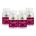 Ficha técnica e caractérísticas do produto Combo 4 Colágeno Com vitaminas 60 capsulas de 500 mg