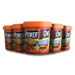 Ficha técnica e caractérísticas do produto Combo 5 Pastas de amendoim Crocante 1kg - Power One