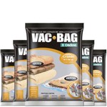 Ficha técnica e caractérísticas do produto Combo: 5 Saco a Vácuo Protetor Vac Bag 55 X 90 Ordene Grande