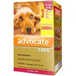 Ficha técnica e caractérísticas do produto Combo Antiparasitário Advocate para Cães 10 a 25kg com 3 Pipetas (2,5 Ml) - Bayer