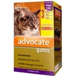 Ficha técnica e caractérísticas do produto Combo Antiparasitário Advocate para Gatos 4 a 8kg