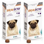 Ficha técnica e caractérísticas do produto COMBO Antipulgas e Carrapatos Bravecto para Cães de 4,5 a 10kg - 2 Comprimidos- MSD