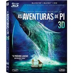 Ficha técnica e caractérísticas do produto Combo as Aventuras de Pi (Blu-ray 3D+Blu-ray+DVD)