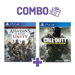 Ficha técnica e caractérísticas do produto Combo Assassins Creed Unity + Call Of Duty Infinite Warfare - PS4