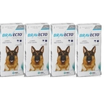 Ficha técnica e caractérísticas do produto Combo Bravecto Antipulgas E Carrapatos Para Cães De 20 40kg 4 unidades
