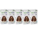 Ficha técnica e caractérísticas do produto Combo Bravecto Antipulgas e Carrapatos para Cães de 10 - 20kg - 5 Unidades