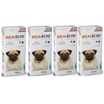Ficha técnica e caractérísticas do produto Combo Bravecto Antipulgas e Carrapatos para Cães de 4,5 10kg 4 Unidades - Msd