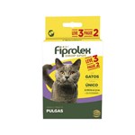 Ficha técnica e caractérísticas do produto Combo Fiprolex Gatos Anti-pulgas (LEVE 3 Pague 2) Ceva