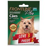 Ficha técnica e caractérísticas do produto Combo Leve 3 Pague 2 - Frontline Plus para Cães de 1 a 10kg